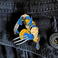 Image 1 of Classic Wolverine Pin 1.5”/38mm