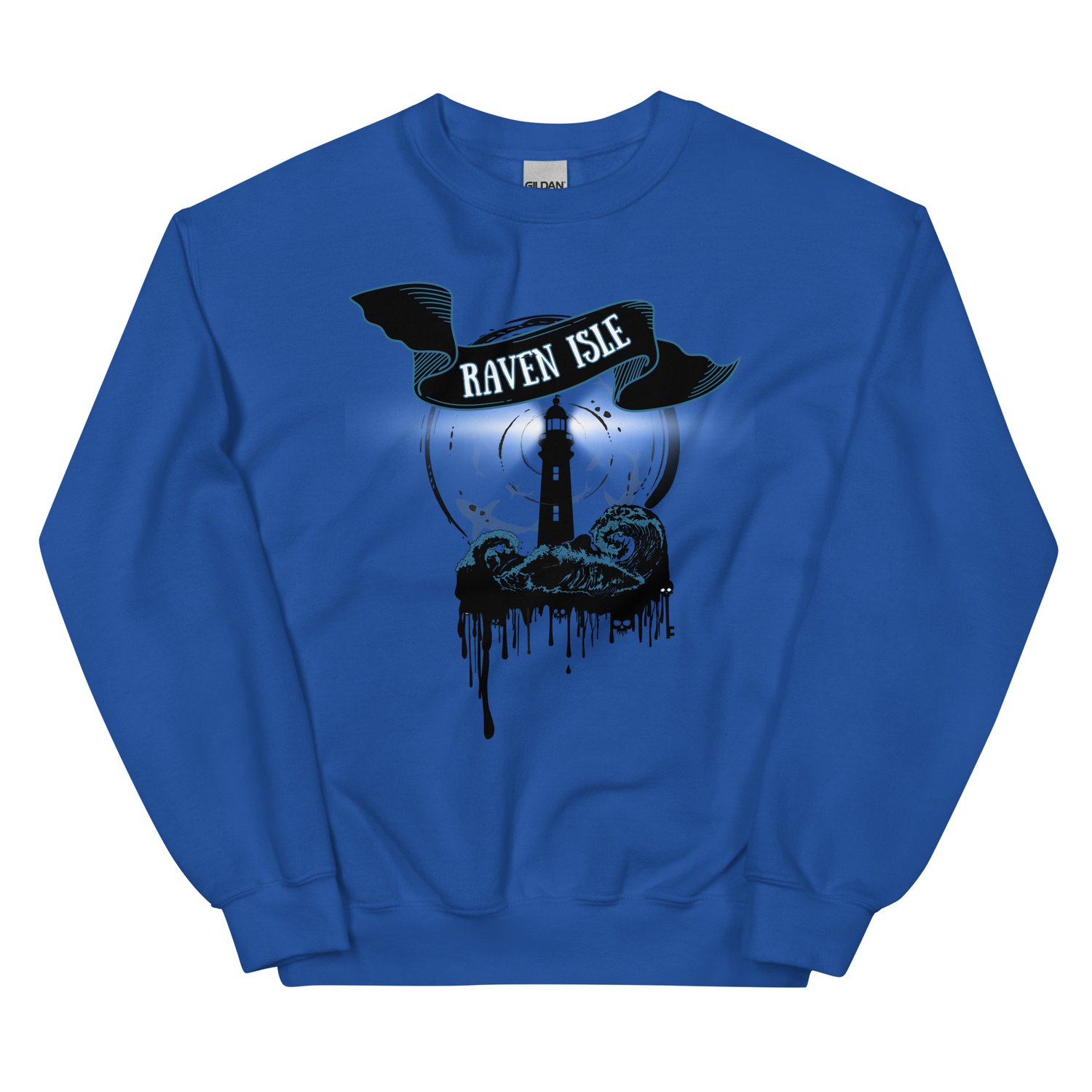 Image of Officially licensed does it hurt Raven Isle black Unisex Sweatshirt