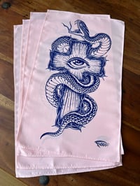 Image 2 of snake and cross (on fabric)