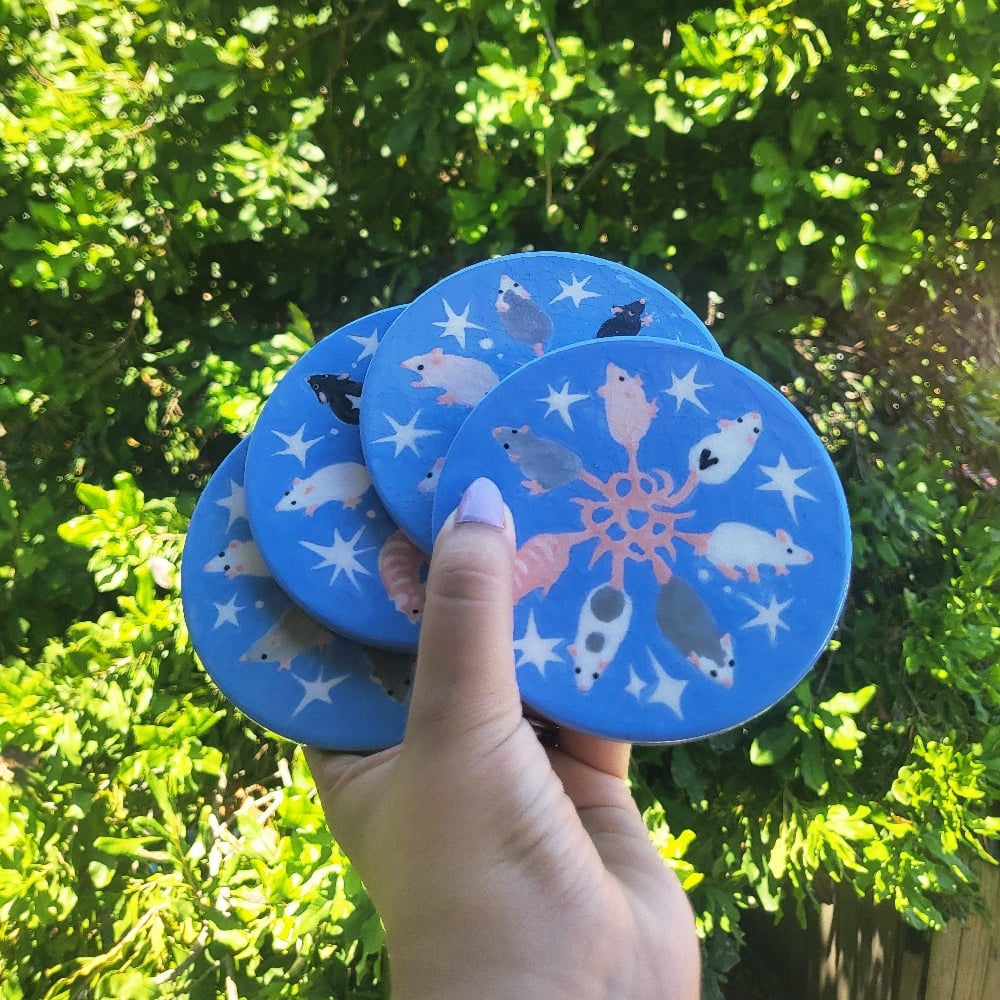 Image of Rat King Coasters