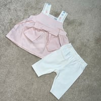 Girls Pink Top and Legging set