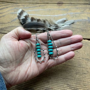 Image of Turquoise Teardrops (with accents)