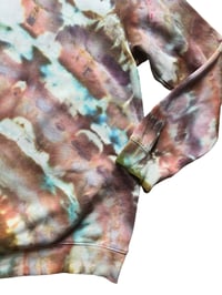 Image 7 of  M Unisex Crew Sweatshirt in Earthy Agate Ice Dye