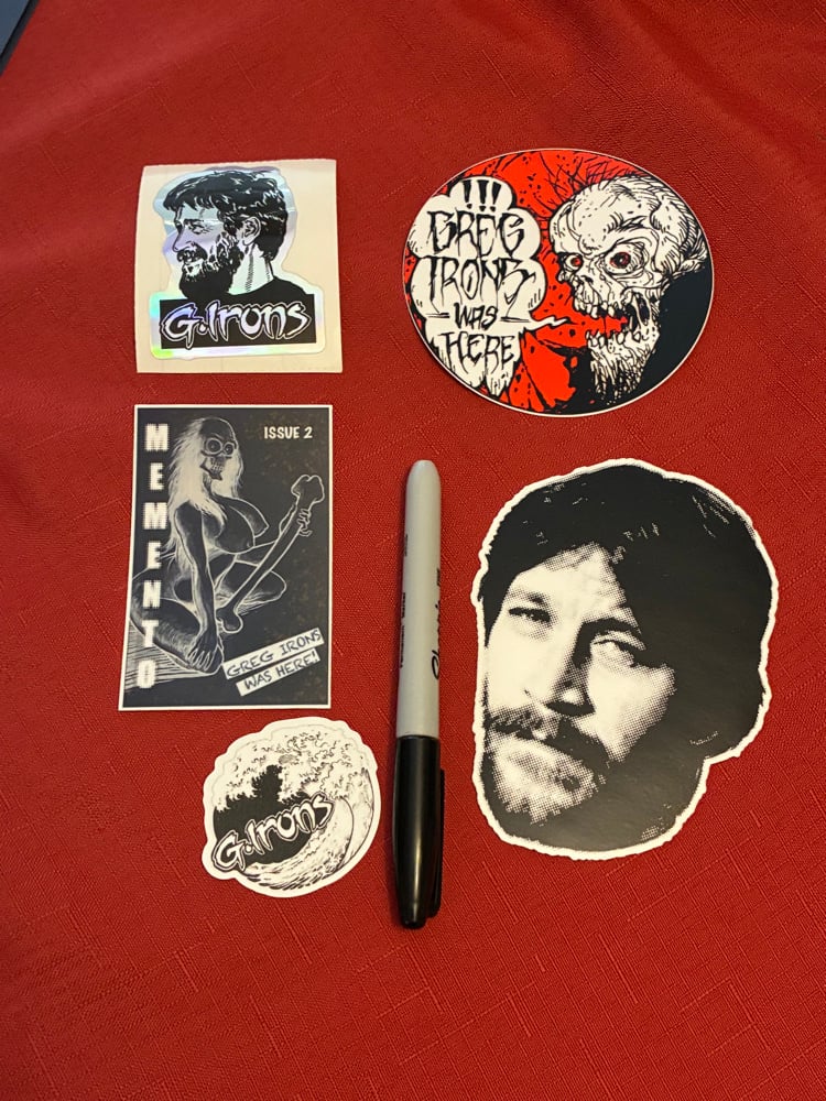 GREG IRONS • Sticker Pack #2