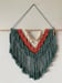 Image of Tri-color macrame wall hanging