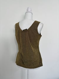 Image 3 of Vintage gold tank top // L