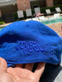 Image 2 of BLUE dad cap