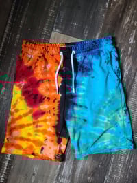 Image 1 of Medium Aqua Inferno Shorts