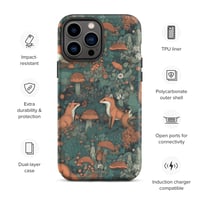 Image 25 of Boho Nature Cottagecore Inspired Fox Among Mushrooms Tough Case for iPhone®