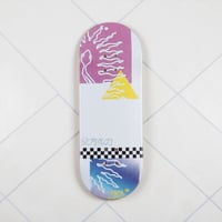 Image 1 of Fingerboard Deck Custom LTD X Papa Powr Geometry