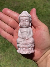Image 1 of Pink Opal Baby Buddha Carving #2568