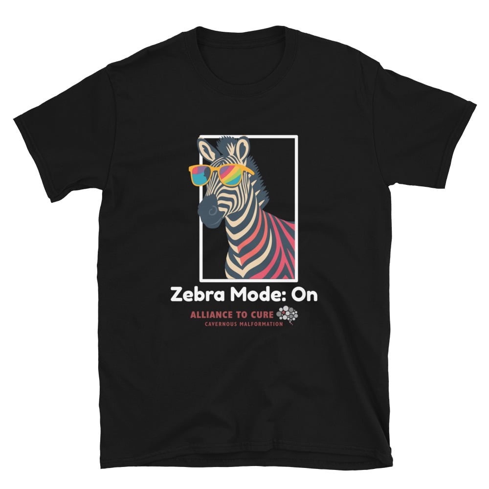 Image of Adult Zebra Mode: On T-Shirt 