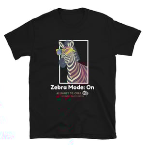 Image of Adult Zebra Mode: On T-Shirt 