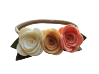 Image 1 of Handmade Felt Floral Headband-b410bf19