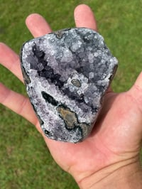 Image 2 of Amethyst Base Cut Polished Edge #1403