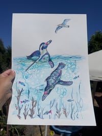 Fly Away Original Watercolour 