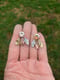 Image of Mixed Metal Oregon White Oak Leaf Zircon Jacket Earrings