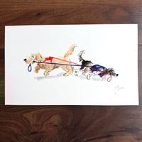 ORIGINAL ARTWORK - Taking the Lead - 25x15cm