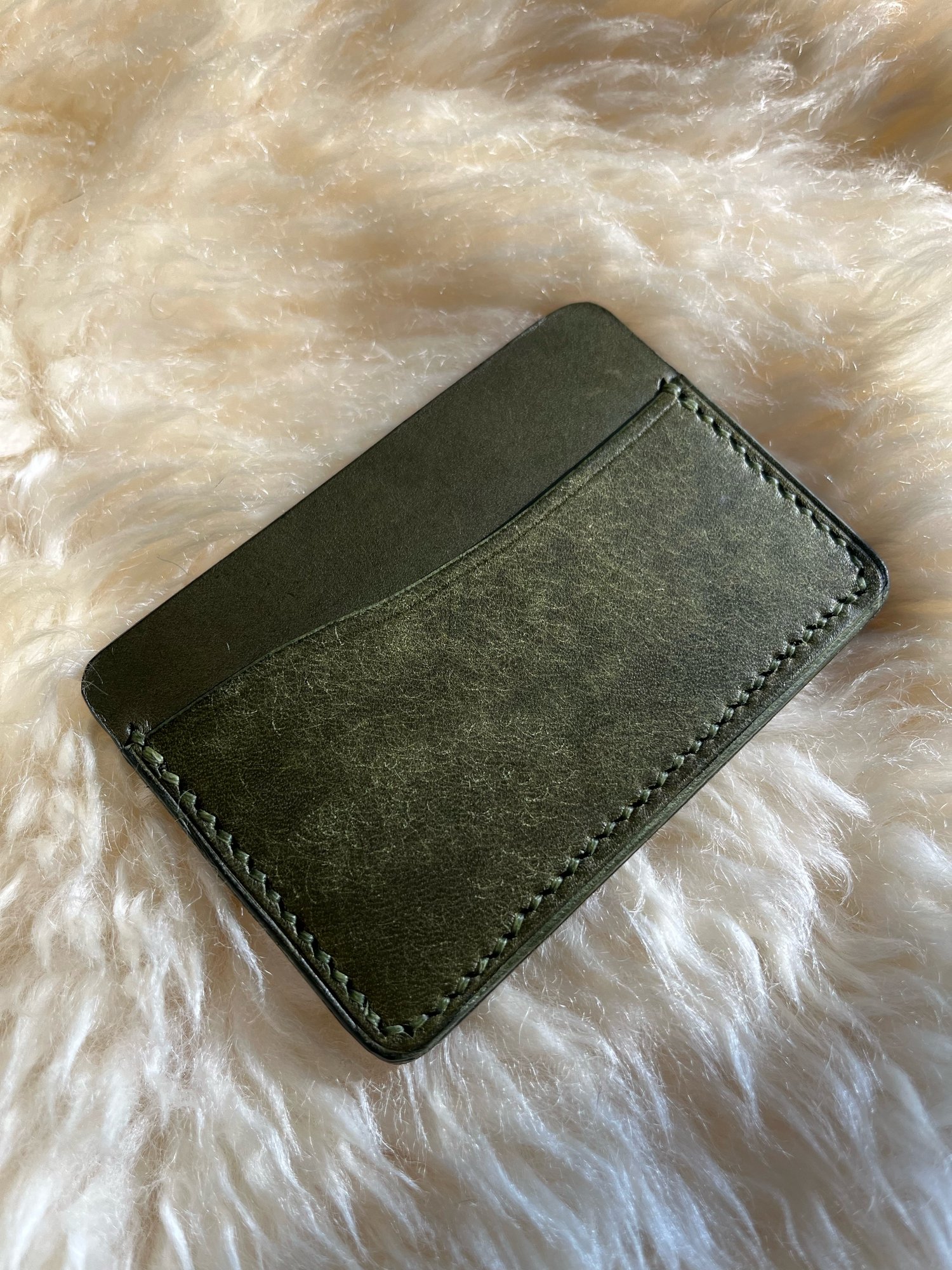 Image of Olive Pueblo Horizontal Cardholder 