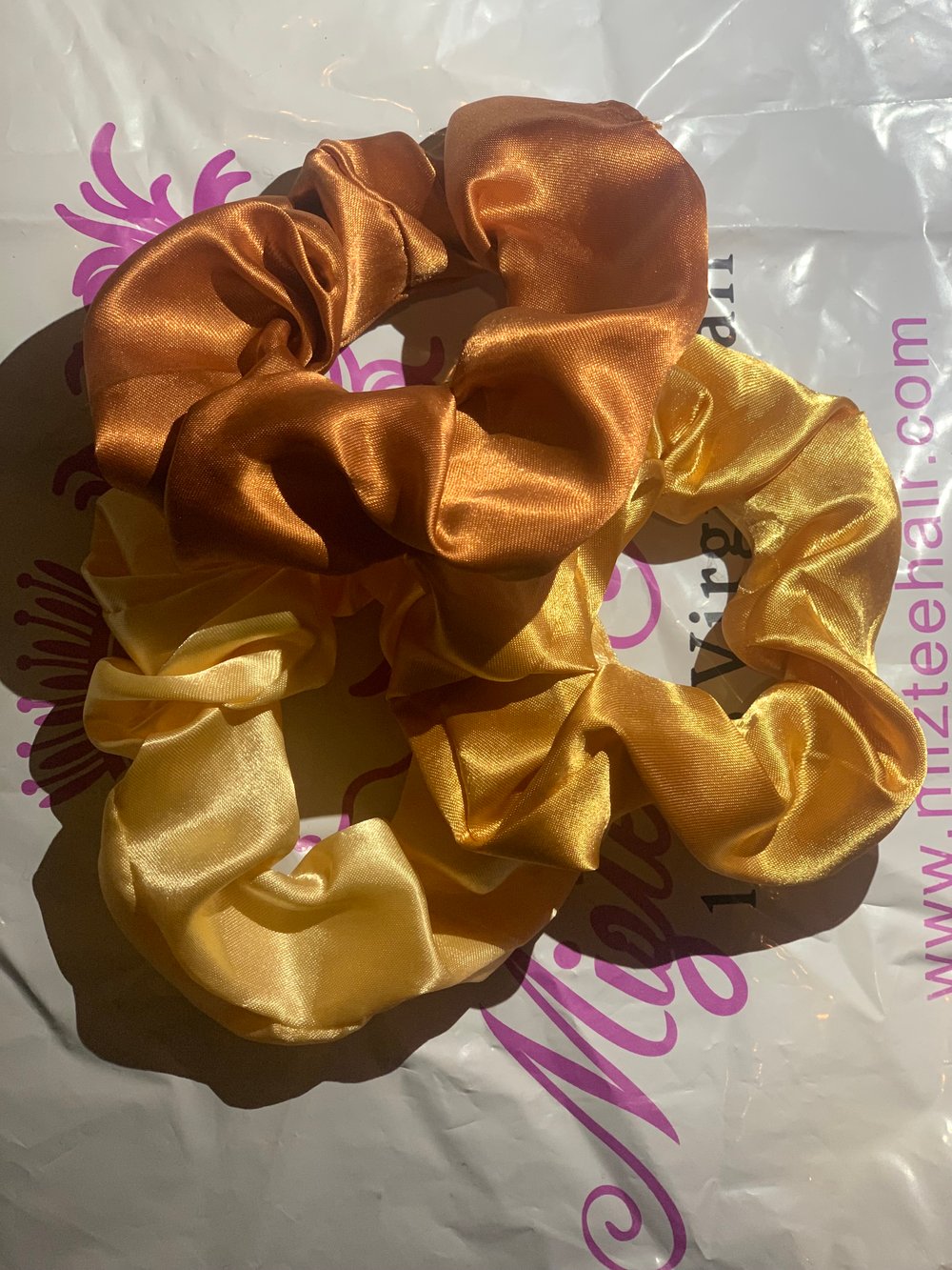Image of Satin Scrunchies Set Pack of 3 Hairtie