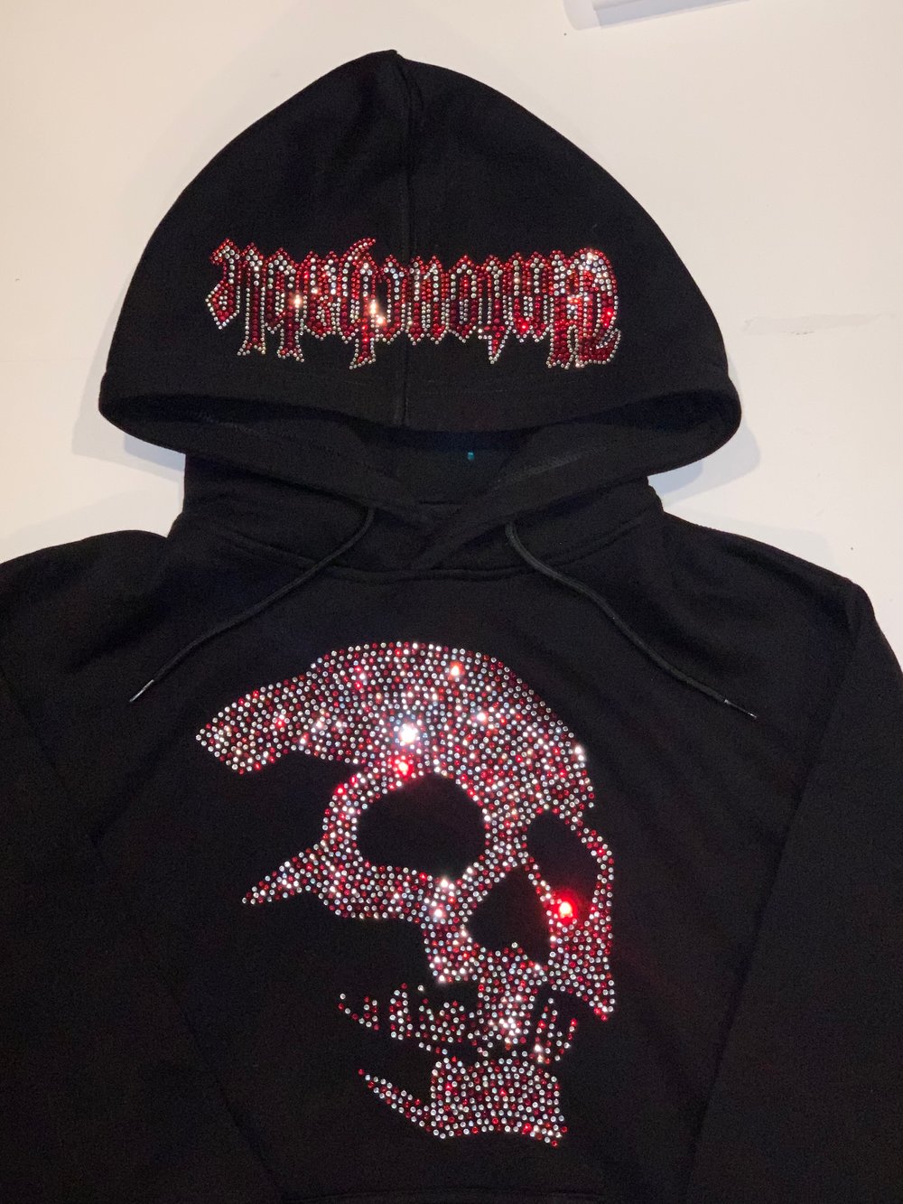 Image of Untouchable Lifestyle Skullgang Hoodie "Red Potion"