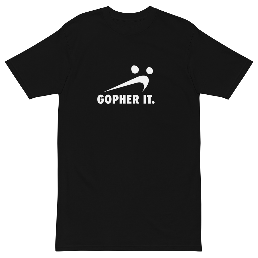 Image of gopher it. shirt