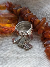 Image 5 of 7 Day Charms Ring (Latvian Seven Day Ring or Bride's Ring)