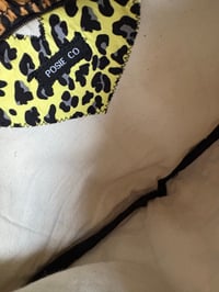 Image 4 of Black Satin Quilted Heart Crossbody Bag – Sample Piece (Limited)