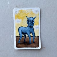 Image 1 of "Créature bleue" - Original art