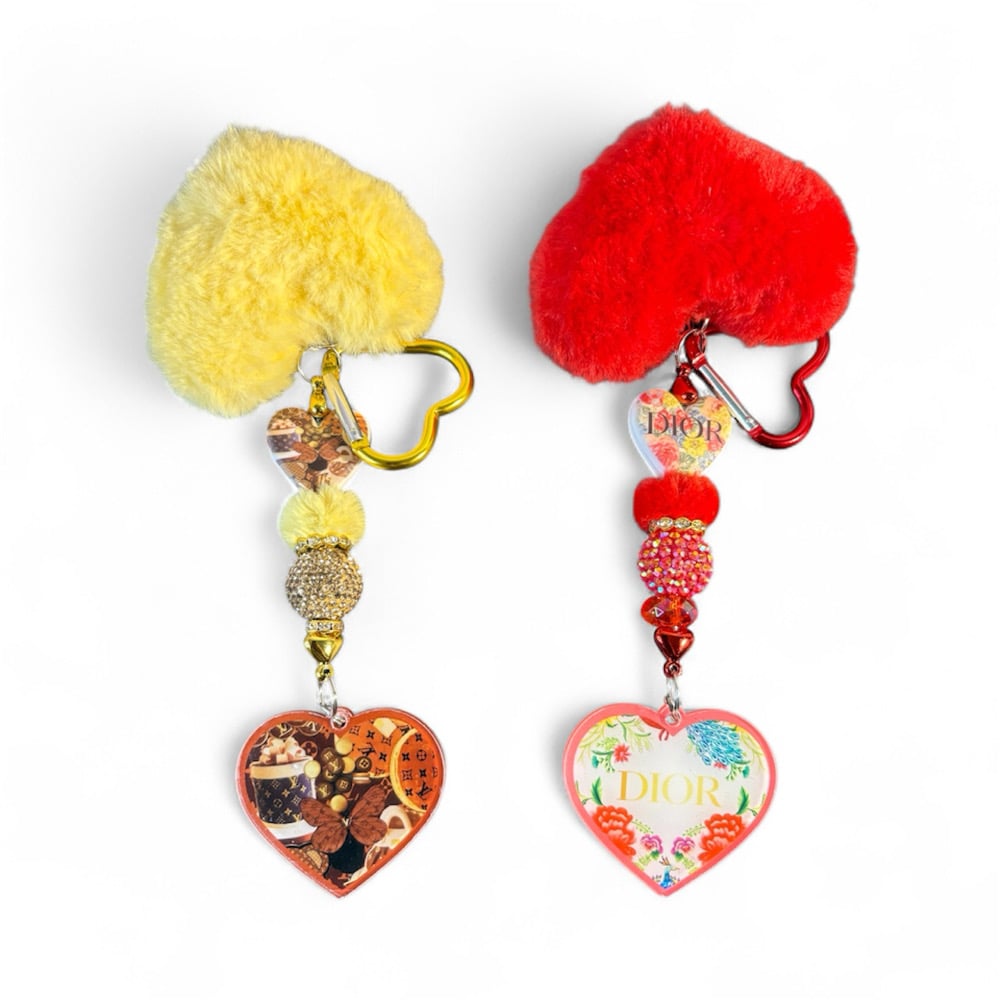 Image of Heart Key chains/ Purse Charms 