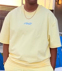 Art Script Top - Yellow