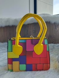 Image 1 of Color Block Small Handbag