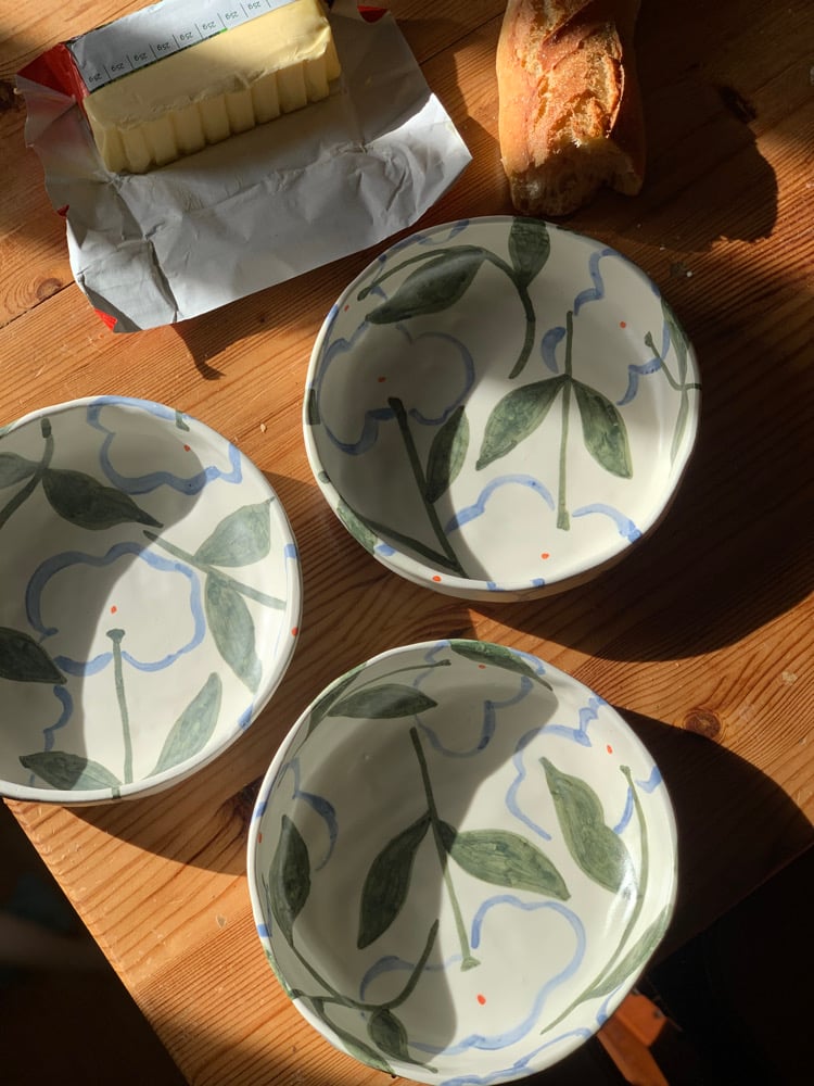 Image of Assiettes creuses cotons