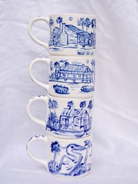 Image 4 of FLA Landscape Cross Creek House 14oz Stoneware Mug 