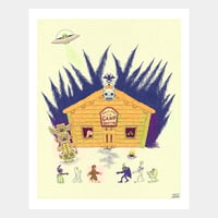 Camp Cryptid Print (8X10)