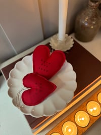 Image 3 of Red Fabric Quote Heart 