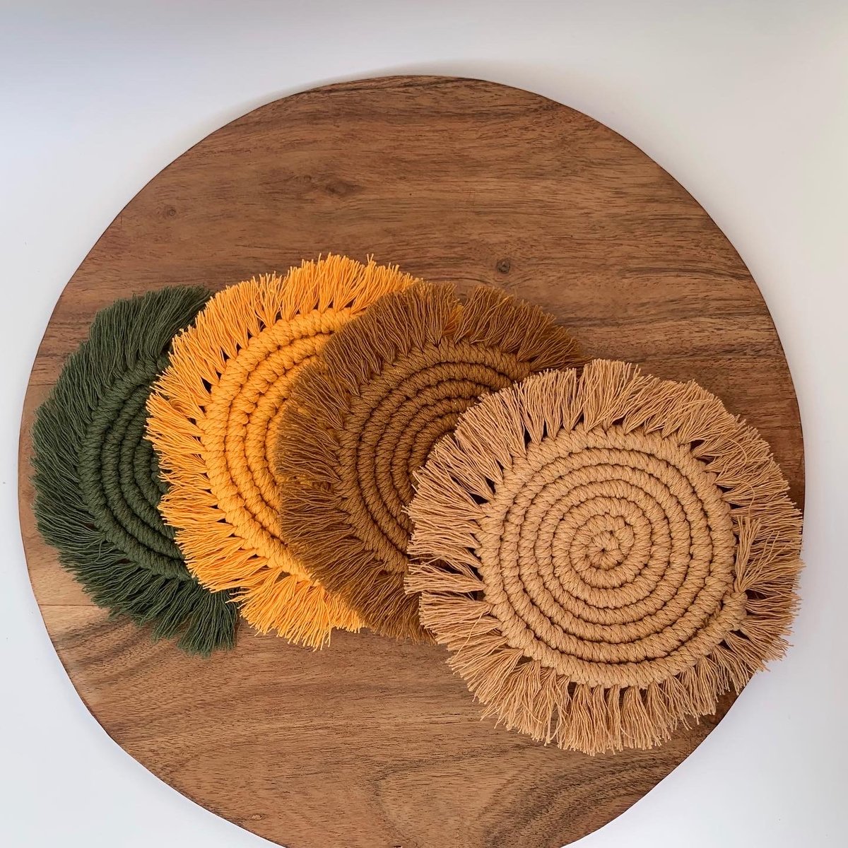 Image of Tierra Macramé Coasters