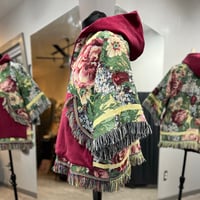 Image 3 of Rose Floral Throw Hoodie