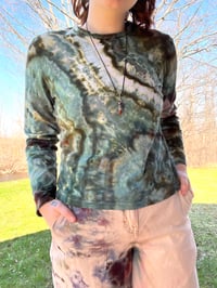 Image 3 of Large Long Sleeve Geode Tie Dye Top