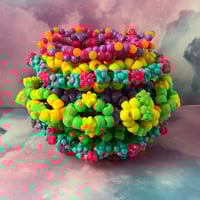Image 1 of Skittles Inspired Epic Kandi Cuff