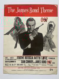 Image 2 of From Russia With Love, James Bond film, framed 1963 vintage sheet musi