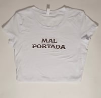 Image 1 of Mal Portada White Baby T