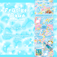 Image 1 of Frutiger Aqua Sticker Sheet