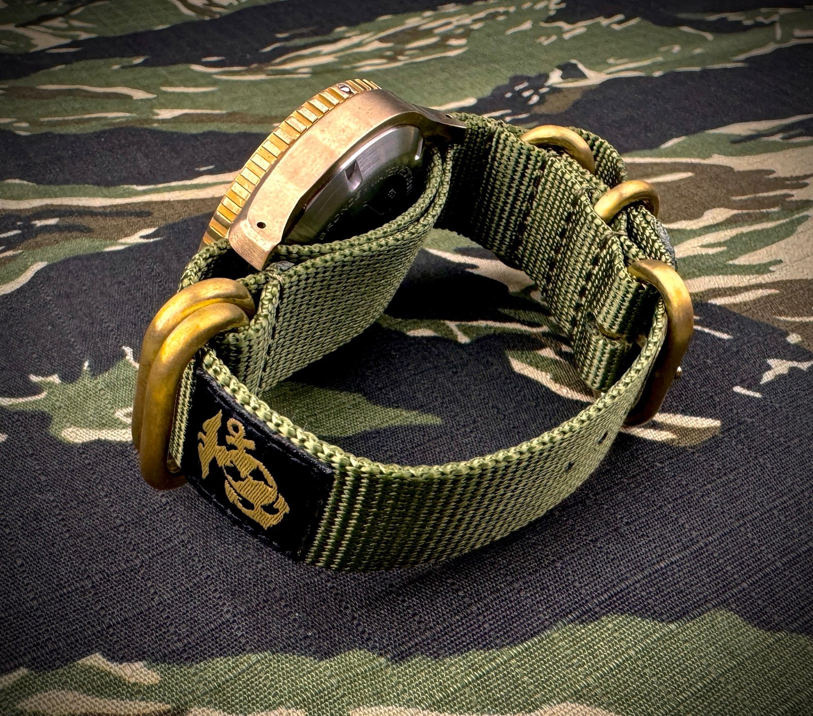 Brass Balls 5 Buckle Zulu Watch Strap | Paid To Raid