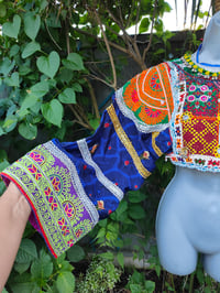 Image 10 of Vintage Fez Crop Tribal Top chest 28-30 Inches 