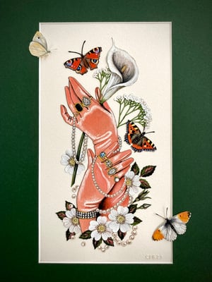 Image of Gloves Framed Cutouts Original