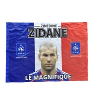 Image 1 of Vintage 3FT Zidane World Class 2006 Flag 
