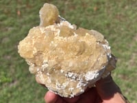 Image 6 of Yellow Cubic Fluorite & Barite Specimen | Beijing China #2654