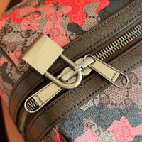 Image 9 of GG Camouflage Boston Bag