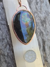 Image 4 of Electroformed labradorite necklace 03